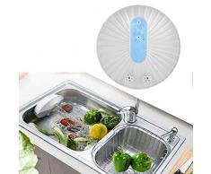 Mini Geschirrspüler Gemüse Obst Waschmaschine USB Charge Ultraschall Smart Home Einfach zu bedienen für Küchenwerkzeuge (Farbe : Blau)