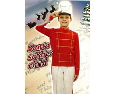 KarnevalsTeufel, Kostüm für Kinder Der Nussknacker, Weihnachtssoldat, Offizier, Märchenfigur, Nuß Knacker, Theateraufführungen (152)