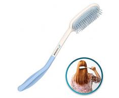 35cm lange Reichweite Haarbürsten, langer Griff weicher Kamm und Bürste, Schönheits-Haar Anwendbar zu den älteren und handbeeinträchtigten Leuten unbequeme Tätigkeiten der oberen Extremität