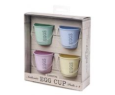 Eddingtons Eierbecher Eimer - Satz Von 4 Pastellfarben
