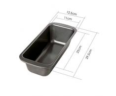 ZHANGXIAO Brotbackform, Nicht Kleben Lange Brottöpfe, Kohlenstoffstahl Brottablett Benutzt for Backen Brot