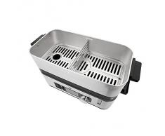 WMF KÜCHENminis Mini Dampfgarer 4,3l, Dampfkocher mit Memory-Funktion, Warmhaltefunktion, Restlaufzeitanzeige, 2 individuell regulierbare Garbehälter