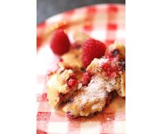 Backmischung im Glas für Bayrischen Himbeerschmarrn - Raffinierte Geschenkidee für Backfreunde - Backzutaten im Weckglas für die einfache Zubereitung - Gourmet Schmarrn-Back-Mischung von Feuer & Glas