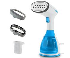 KOREY Dampfglätter Steamer 280ml, 1500W Dampfbürste Schnell Erwärmung, Automatisch Einstellbar/Manuell Tragbar Dampfbügeleisen, Kleingeräte für die Reise und den Heimgebrauch
