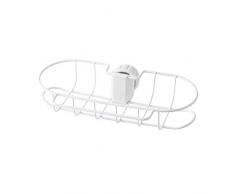 delibett Geschirrabtropfkorb - Abtropfgitter aus Draht - Geschirrkorb 26 x 13 x 5.5 cm - Abtropfgestell für Teller und Besteck - Küchenhelfer