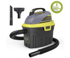 AUTLEAD nass trockensauger, 1000W 12L Tragbarer wassersauger mit 2 Düsen, Schalldämpfer, kompakt, handlich und energiesparend, für Haus, Auto