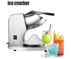 DBMGB Eiscrusher Elektrisch Edelstahl, EIS Zerkleinerer Kommerziell, Schneekegelhersteller Mit Klinge mit Hoher Härte, Ice Crusher Blender Wird in Cafés und Cocktailbars Verwendet