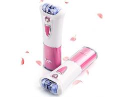 Epilierer, Elektrischer Haarentferner mit Licht, Epilierer Gesicht & Körperhaarentfernung, Kabelloser Epiliergerät 
