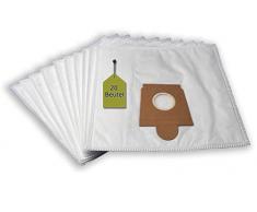 eVendix Staubsaugerbeutel passend für Siemens Black Energy | 20 Staubbeutel + 4 Mikro-Filter | ähnlich wie Original-Beutel: VZ 51 AF ABC, Typ A, B, C, G