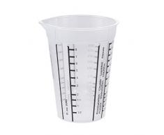 keeeper Messbecher für kleine Mengen, Mit Innenkegel, 250 ml, Mario, Transparent/Schwarz