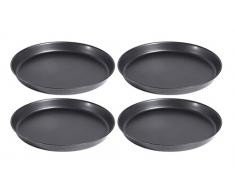 Pizzablech Ø 20 cm gebördelter Rand Set