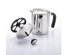 Westmark Milchaufschäumer, 800 ml, Rostfreier Edelstahl, Kunststoff (PP), Brasilia, Silber/Schwarz, 24742260