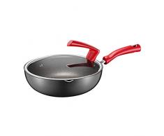 AXG Wok, hitzebeständiger Griff, Antihaft-Pfanne, Maifan Stone Antihaft-Pfanne 32 cm Sicherheits-Induktionstopf