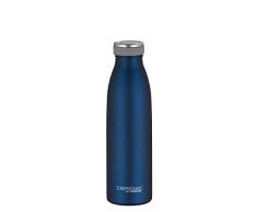 THERMOS doppelwandige Edelstahl-Trinkflasche TC Bottle 4067, Saphir Blue matt 0,5 l - Isolierflasche hält 12 Stunden heiß oder 24 Stunden kalt