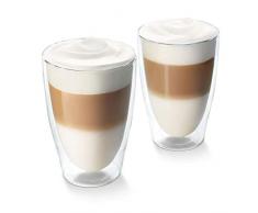 Tchibo Cafissimo Gläser, doppelwandiges Thermoglas 2er Set (Latte Macchiato Gläser)