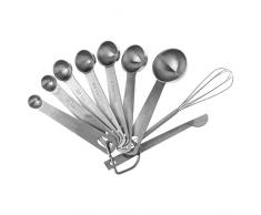 Messlöffel, Messbecher, Schneebesen, Küchenwaage, Backen, Kochen, 9 Stück