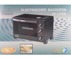 First Cuisine Mini-Backofen / 20 Liter / 230 Volt / 50 Hz / 1500 Watt / 4 Heizelemente / Ober, und Unterhitze