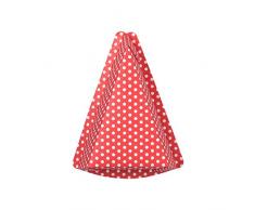 10 rote Tortenstück Backförmchen aus stabilem Ofenkarton | Motiv: Pünktchen