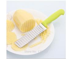 Generic 1 New Edelstahl Kartoffel Messer Gadget Gemüse Obst Cutter Schäler Messer PP materisl Kochen Tools Küche Zubehör