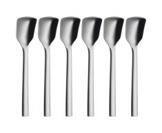 WMF Nuova Eislöffel Set, 6-teilig, Eisschaufel, spülmaschinengeeignet, L 14 cm, Cromargan Edelstahl poliert