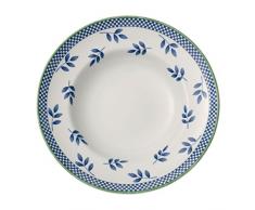 Villeroy & Boch Pastateller, 30 cm, Porzellan, Weiß/Blau/Grün