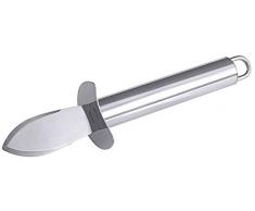 Austernbrecher, Serie POLARIS, mit eingelassener Klinge aus Edelstahl 18/0, mit Fingerschutz, schwere Qualität / Länge: 18 cm | ERK