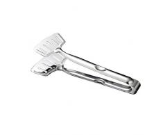 Kitabetty Küchenzange, Edelstahlkochzange Salatzange Grillzange Servierzange, Langer Griff, damit kein Öl spritzt, Ideal zum Kochen, Grillen und Grillen