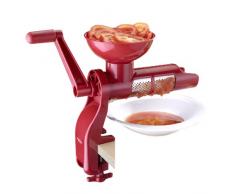 Westmark Tomaten-Passierer und Entsafter, Mit Schraubzwinge zur Tischmontage, Rostfreier Edelstahl, Rot, 11992260
