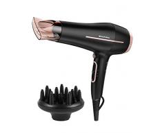 Beautural Haartrockner mit Stufenlos Luftstrom, Ionen Technologie, 2200W Föhn, Kaltstufe, Diffusor, Stylingdüse