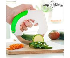 GK Chop & Roll Rundmesser Rollmesser Messer für Gemüse Pizza Fleisch Obst Messer