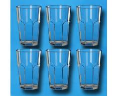 6er-Set Caipirinha Glas 0,3 l aus SAN Kunststoff