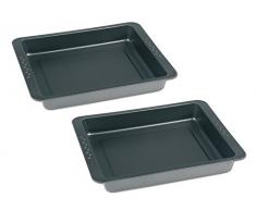 chg 9878-41 Brat-und Backform-Set, 2-teilig mit Griffmulde und Arretierungspunkten, anthrazit-metallic