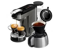 Philips Senseo HD6596/50 Switch Premium 2-in-1 Kaffeemaschine (Chrome, Metall)