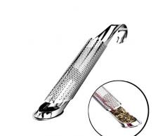 Hotaluyt Pipe Design Teesieb mit Haken Edelstahl lose Teeblatt Infuser Mulling Gewürze Filter