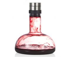 Smaier Dekanter, Mundgeblasenes Kristallglas Wein Dekanter Rotwein Verschnaufpause Karaffe 1200ml.