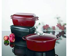 Schulte-Ufer 1664-32 r Multi-Bräter Rustika 32 cm, rot