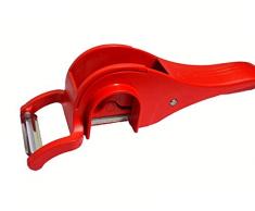 Multi Veg Cutter, Gemüseschäler, Schäler Cutter, Gemüse Cutter Slicer Chopper, rote Farbe Größe 8,5 x 2,5 Zoll, Ostern Tag / Muttertag / Karfreitag Geschenk