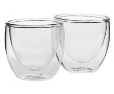 Bodumpavina 2-teiliges Gläser-Set (Doppelwandig, Isoliert, Mundgeblasen, 0,08 liters) transparent