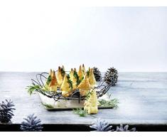 Betty Bossi Christmas Roller - Teigroller für unwiderstehliche Gebäckspezialitäten zu Weihnachten, Teigschneider mit Muster zur Herstellung von Weihnachtsgebäck und Apéro-Häppchen