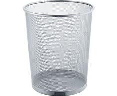 Helit H2518500 - Papierkorbthe circle network 15L, silber