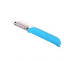 TIREOW 1 STÜCKE Schälmesser Schaber Obst Und Gemüse Hobel Reibe Kartoffel Apfel Schäler (Blau)