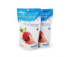 Milk Fondue Belgian Chocolate 2 x 900g for Baking, Fondues and Chocolate Fountains - Milk Chocolate by JM Posner Simply Entertaining