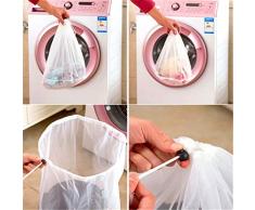 Winkey Wäschenetz zum Waschen von empfindlicher Wäsche, Nylon, weiß, Large