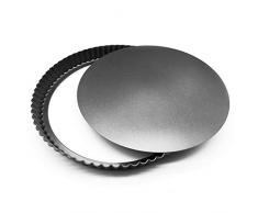 joejis Kitchen Quicheform mit Hebeboden 28cm | Perfekte Tarteform oder Quiche Backform| Backformen Tarte mit Hebeboden