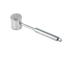 jieGorge Fleischhammer RäUmungsverkauf!!!Fleisch zart Riser Edelstahl doppelseitiger Rindfleischhammer Stampfer Haushalt