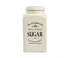 BUTLERS MRS. WINTERBOTTOMS Zuckerdose 1,3 l in Creme - Vintage Vorratsdose aus Steingut im englischen Design - stilvolle, klassische Aufbewahrung