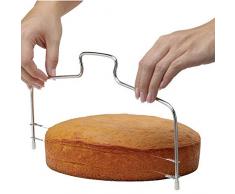 Lucktime Tortenbodenteiler Cake- Tortenboden Schneidehilfe leicht zu reinigen – so Wird Backen zum Vergnügen und Schicht-Torten gelingen mühelos