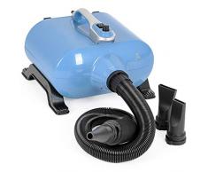 Jilisay Pet Verein Hund Katze Pet Grooming Haardoppel - Motor Trockner, Hund Double Motor Pet Spezial Blow Dry Artifact High Power Große Hund Blowing Haar, Blau