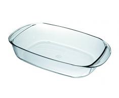 Duralex Eckige Auflaufform / Gehärtetes Glas / 38 x 23 cm / Hitzebeständiges Ofengeschirr / Spülmaschinenfest / Hergestellt in Frankreich