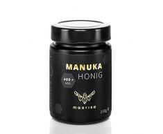 maorika - Manuka Honig 400 MGO + 250g im Glas (lichtundurchlässig, kein Plastik) - laborgeprüft